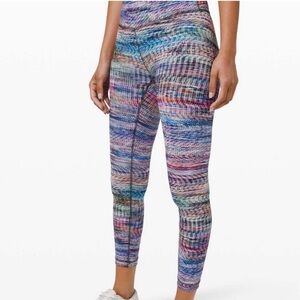 Rare! Lululemon Wunder train HR Leggings 25”- size 2